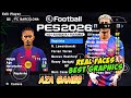 EFOOTBALL PES 2026 PPSSPP ISO NO TEXTURE &amp; NO SAVEDATA NEW KITS 2025/26 REAL FACES TRANSFERS
