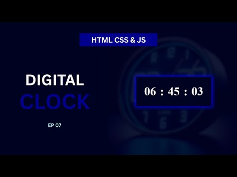 Real-Time Digital Clock Using HTML, CSS & JavaScript | Mr Gen-Z | EP 07