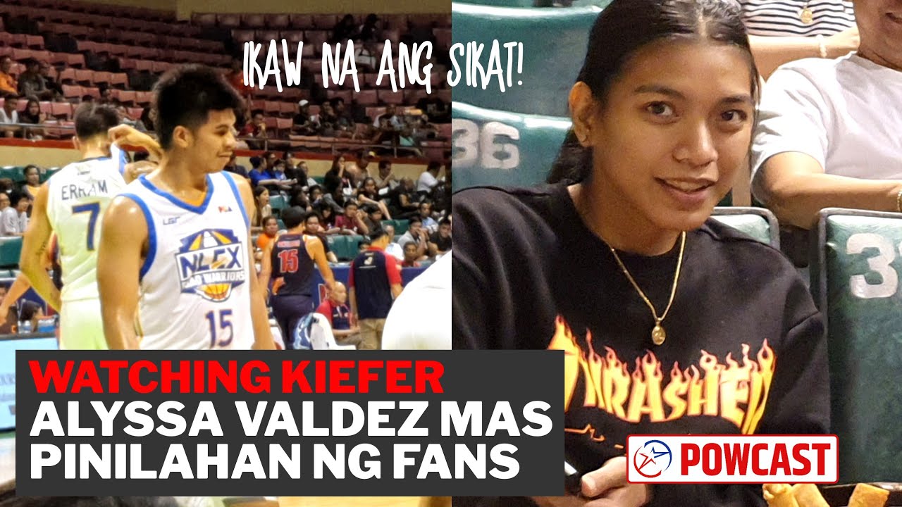 Alyssa Valdez Nanood ng Laro ni Kiefer Ravena | Mas Pinilahan Pa ng Mga Fans