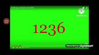 Challenge countdown from 2100