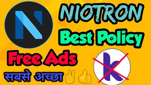 Niotron Ads Implement Niotron Policy Monetization | Niotron Vs Kodular Thunkable Niotron Tutorial