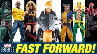 Fast Forward Marvel Legends Hasbro Fanstream Recap April 2024 X-Men Spider-Man Hulk Ghost Rider
