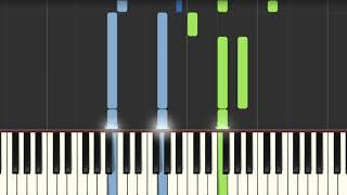 Here You Come Again Dolly Parton  [ Easy Piano Tutorial] Synthesia