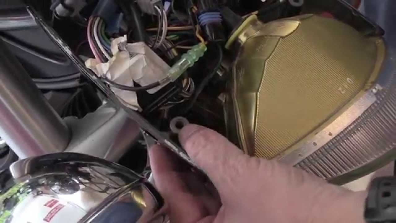 2012 Victory Cross Roads HID bulb install YouTube