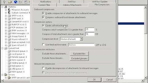 126    compress message and attach in mdaemon