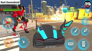 Carro Robô Falcão Transformes screenshot 1