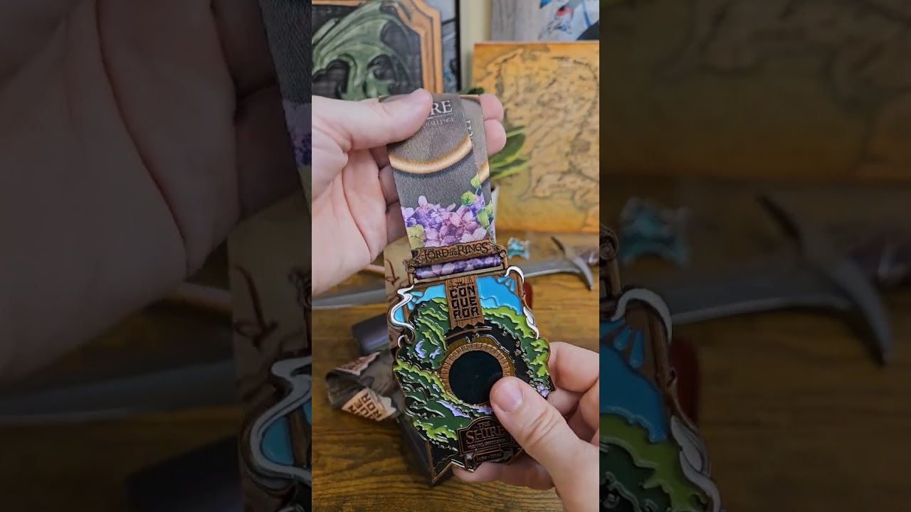 The Shire Lord of the Rings Conqueror Challenge Medal | 
