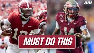 What Alabama MUST Do to DOMINATE Florida State