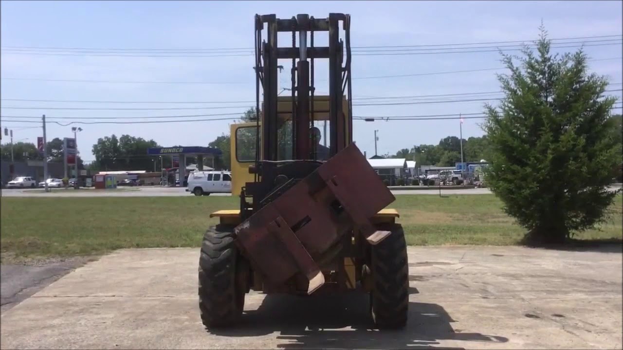 Hyster P80X 8800 lb Forklift w/ Cab-