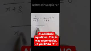 How to Solve EXPONENTIAL  and Algebraic Equation | Maths Olympiad #algebra#shorts