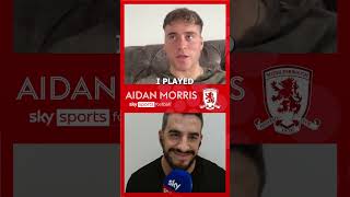 Aidan Morris on playing other sports growing up and watching NFL #middlesbrough #boro