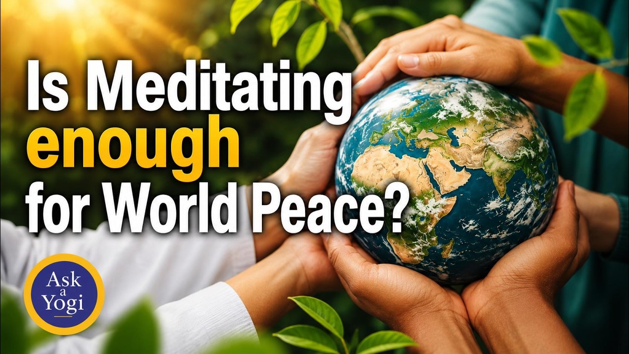 Is Meditating enough for World Peace?
