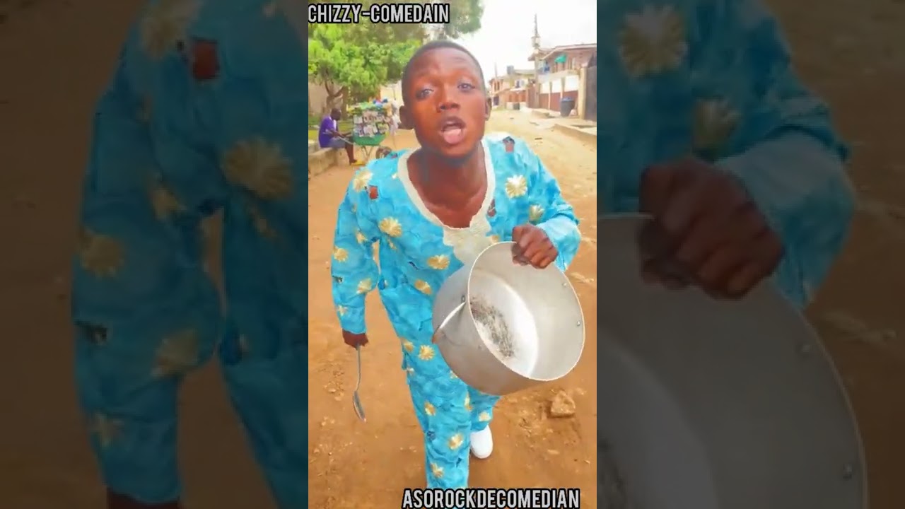 The food is ready oya start coming with your pot 🍲