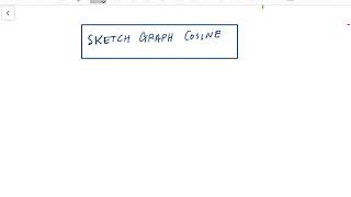 How To Sketch Graph Cosine (Trigo Function AddMaths Form 5)