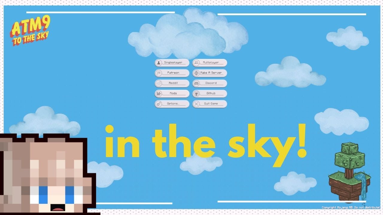 Just Starting At My Cottage || ATM 9 Skyblock || Music by 