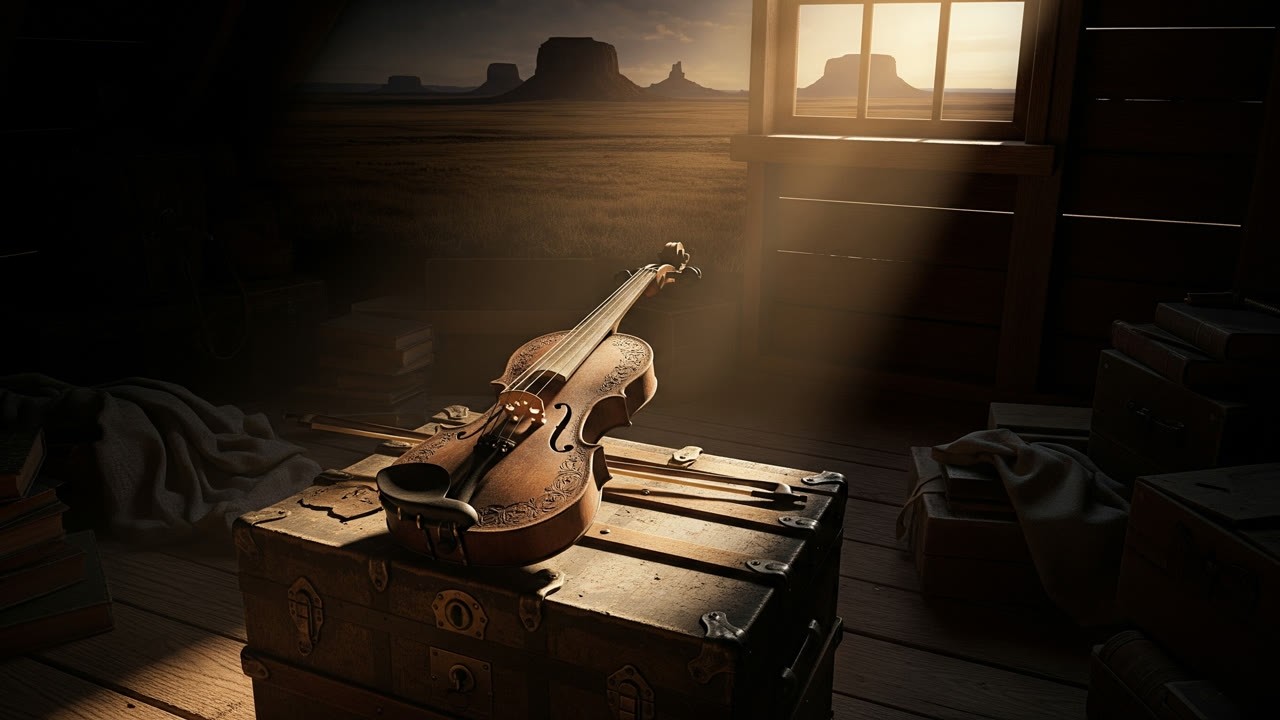 Thumbnail for the country song Attic Fiddle's Song