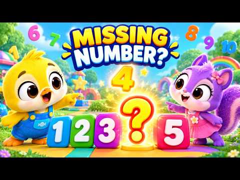 Find the Missing Number! 🔢 1–10 | Fun Number Game for Kids | ZuppyPop #kids #kidslearning #preschool