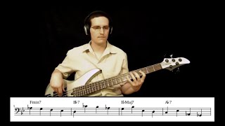 walking jazz standards 3 stella by starlight bass guitar lesson