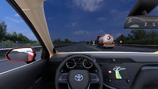 Toyota Camry XV70 XSE 2018 V2 - Euro Truck Simulator 2 - Fast Driving [Steering Wheel Gameplay] screenshot 3