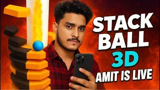 🔥 STACK BALL 3D ONE TAP MADNESS 🤯 | LIVE #stackball screenshot 1