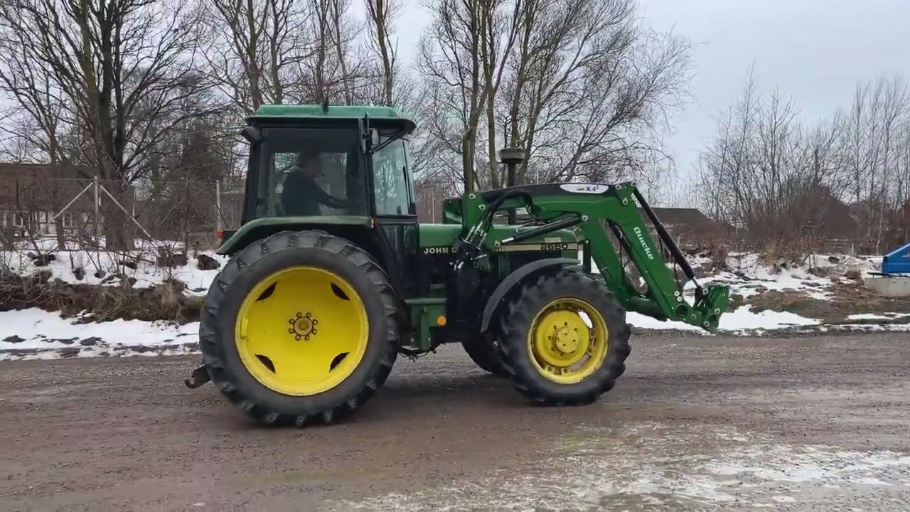 Traktor John Deere 2650 4WD - 2 redskap