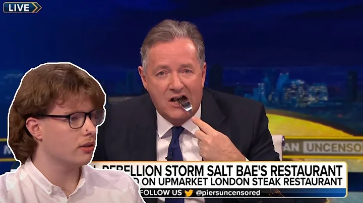 Piers Morgan EATS STEAK in Front of @Animal.Rising Vegan