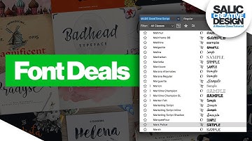 Where To Get The Best Font Deals  - Photoshop Tutorial