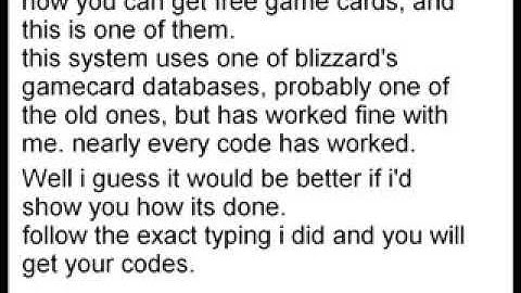 WoW Gametime for Free.