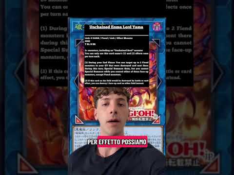 Il primo dei nuovi link unchained pareri? 💣#yugioh #cards #yugiohitalia #tcg