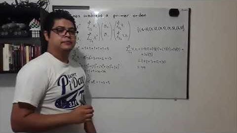 Mínimos cuadrados de primer orden