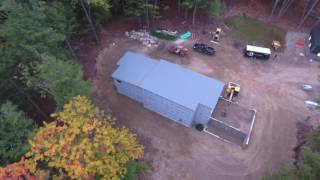 October 20, 2016.  Progress video of our new home construction