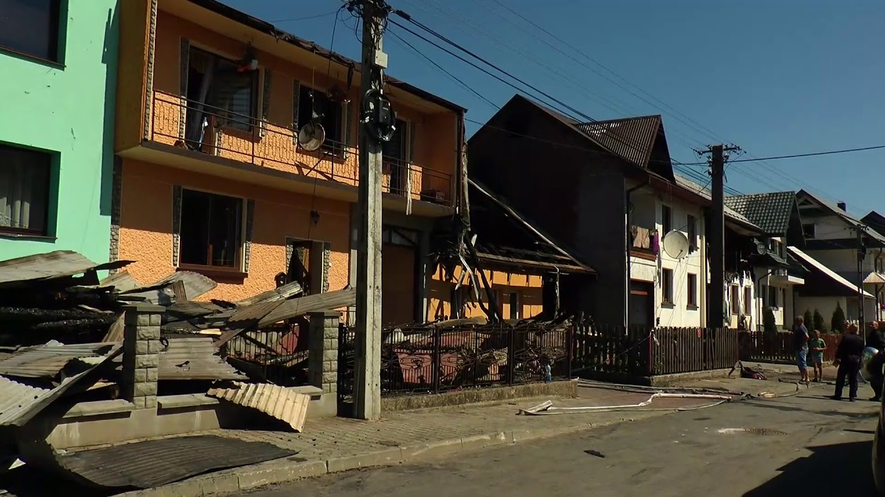 Nowa Biała dzień po największym pożarze w historii wsi.