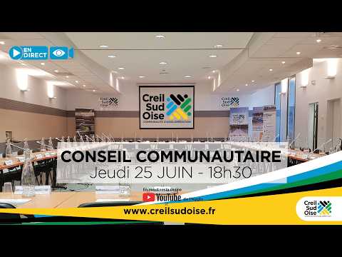Direct du conseil communautaire de l'ACSO - Jeudi  25 juin 2026