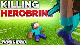 Killing HEROBRINE in Minecraft