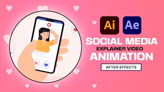 Social Media short explainer video | after effect | animation