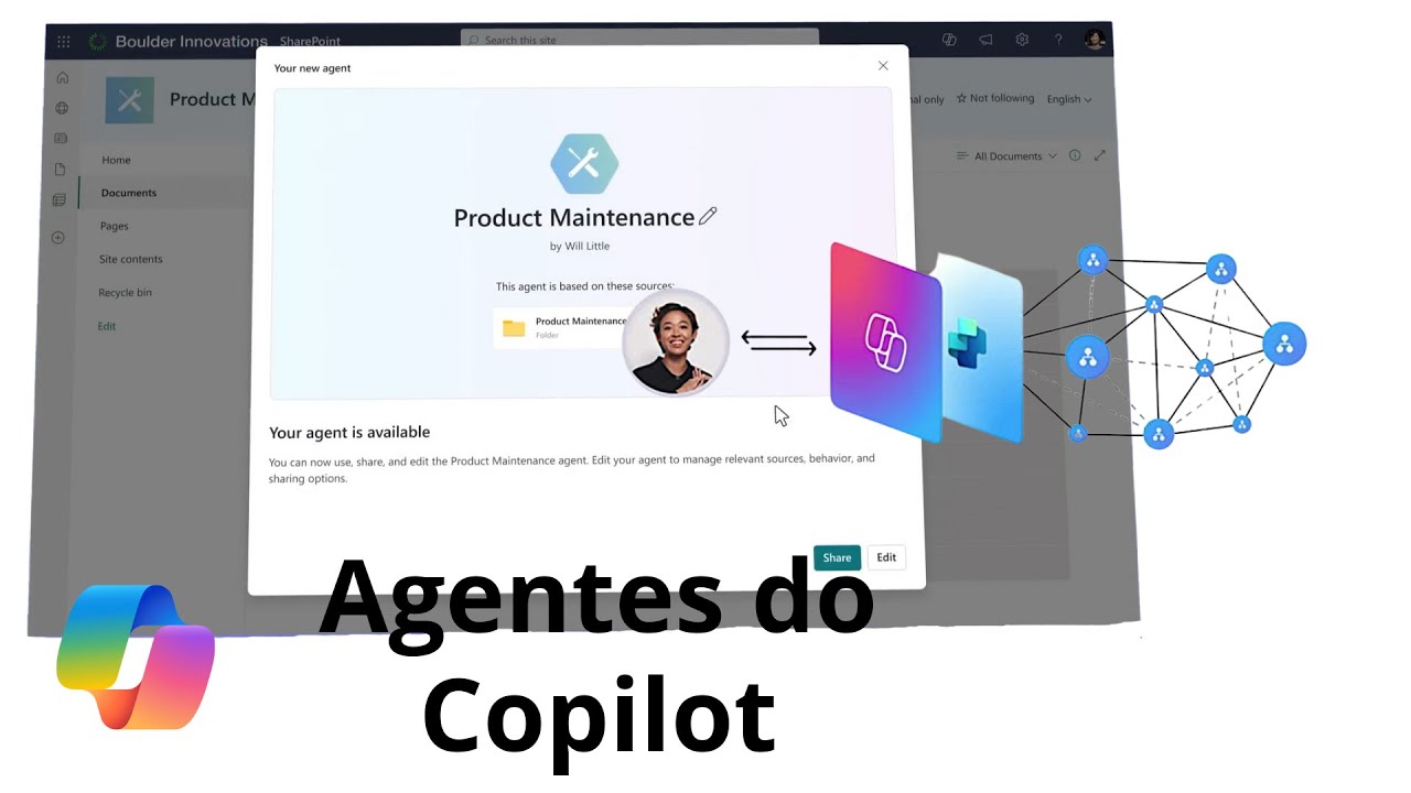 Apresentando os Agentes de IA (Copilot) no Microsoft 365 - YouTube