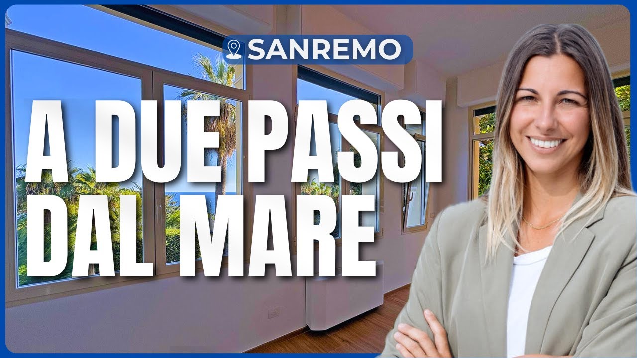 Элегантная квартира с видом на море и частным садом на продажу в Сан-Ремо