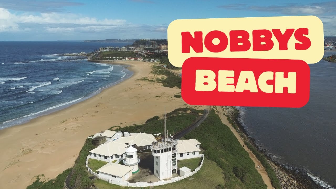 Discover Newcastle’s Coastline | Nobbys Beach & Lighthouse Drone Tour