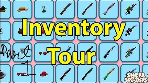 My inventory tour 🥵 #shellshockers