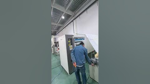 Automatic Cutting machine + Stacking machine for #quilt #mattress #cutting #stacking #customized