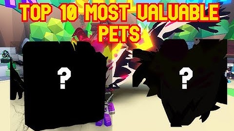 TOP 10 MOST VALUABLE PETS | ROBLOX MINING SIMULATOR 2