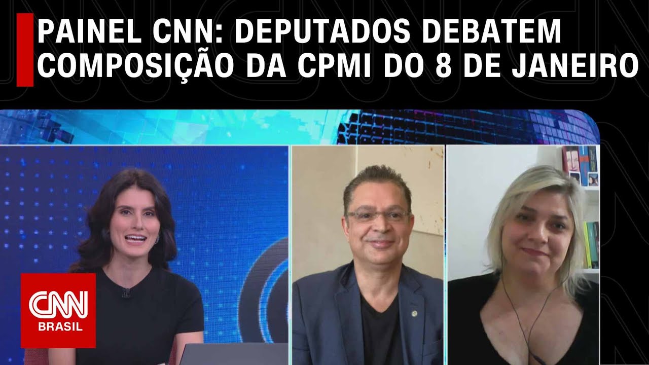 Painel CNN: Deputados debatem composição da CPMI do 8 de janeiro | LIVE CNN