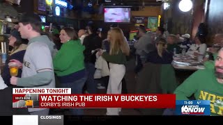Notre Dame watch party for national championship game at Corby’s Irish Pub