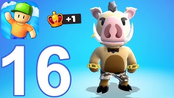 Stumble Guys -  Gameplay Walkthrough Part 16 - PORKCHOP (iOS, Android)