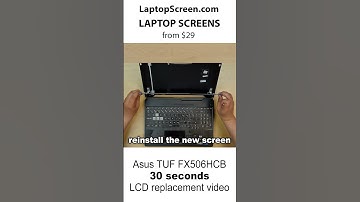 How to replace LCD screen on Asus TUF FX506HCB
