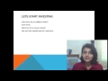 Investment Basics Lets Invest Series Video 1 by Tanuja Yadav CFA