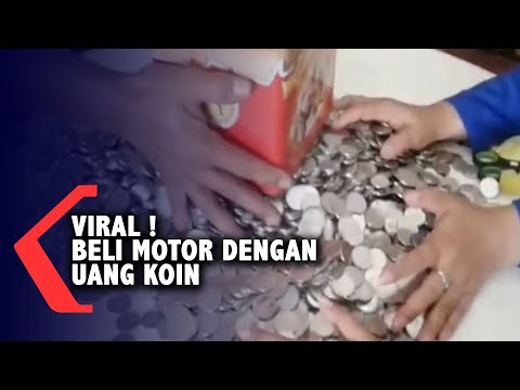 Viral ! Beli Motor Matic Dengan Uang Koin