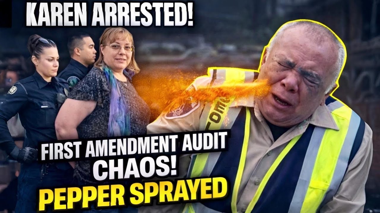 Karen Tries to Stop an Audit, Security Guard Attacks—Instant Pepper Spray Fallout