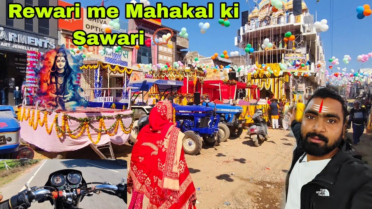 Rewari me Mahakal ki sawari ll Bhole baba ki Barat ll mahashivratri par भोले बाबा की बारात की तैयारी