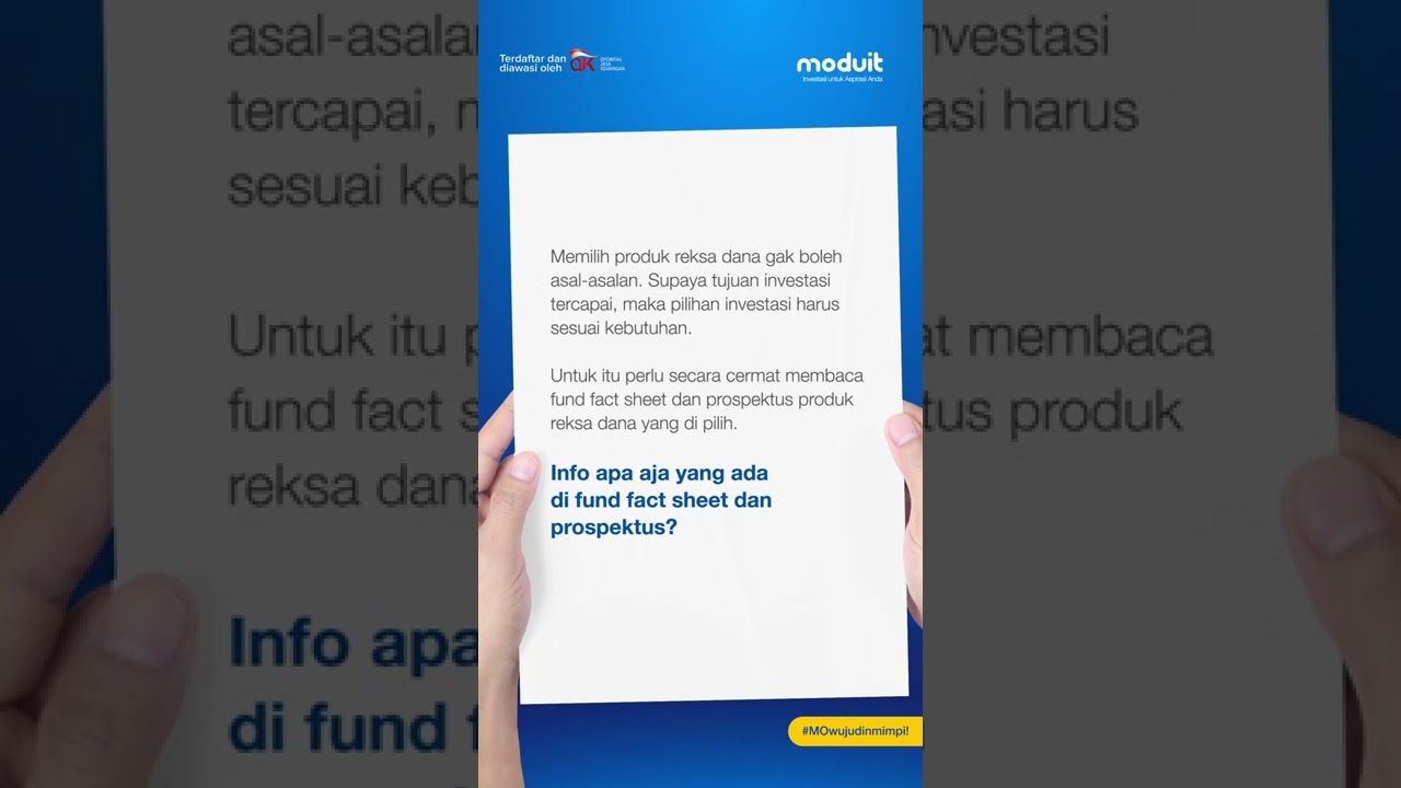 Fund Fact Sheet dan Prospektus Produk Reksa Dana